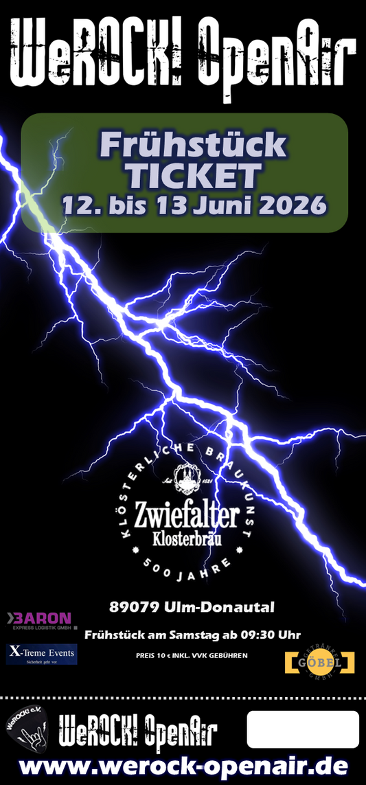 WeROCK! OpenAir 2026 - Frühstück Ticket