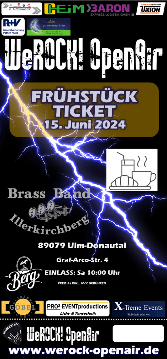 WeROCK! 2024 - Frühstück Ticket